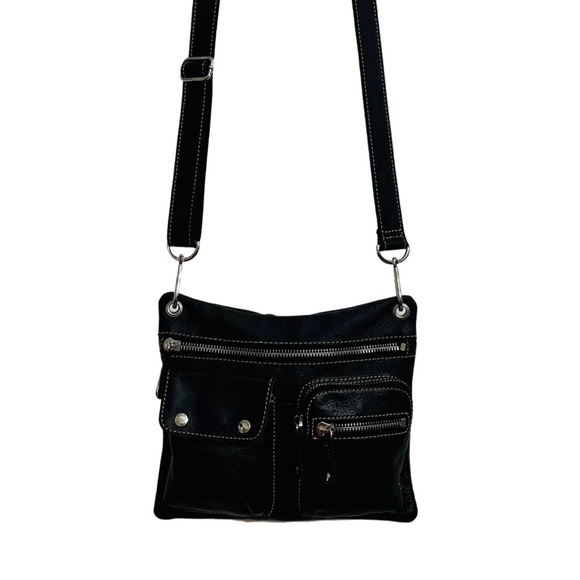 Fossil Handbags - FOSSIL - Women's Leather Sutton Crossbody Shoulder Bag in Black